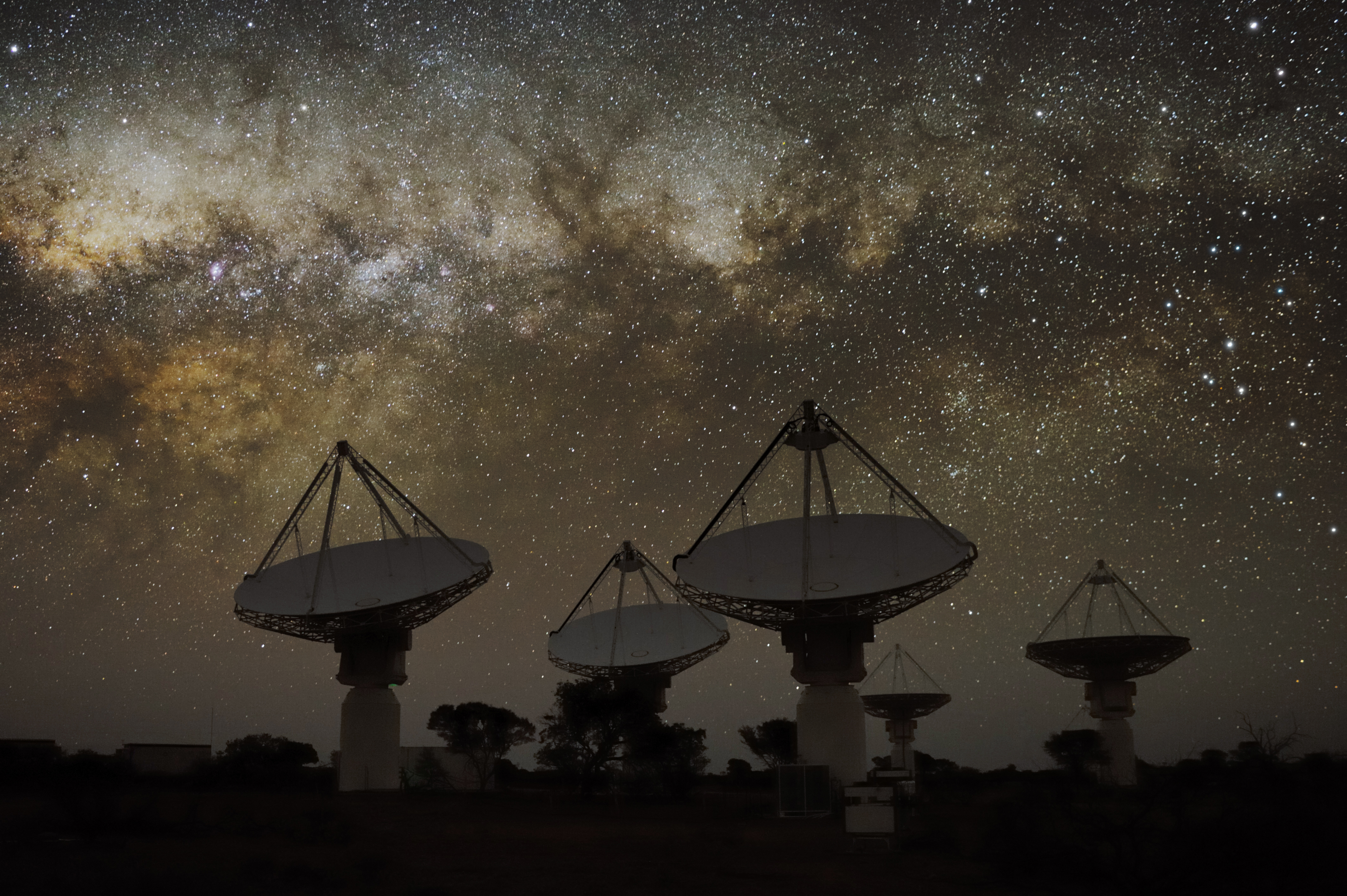 ASKAP antennas in Western Australia